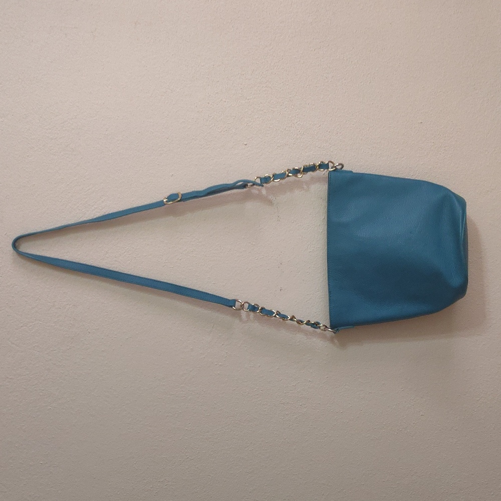 Talbot Teal Bucket Crossbody